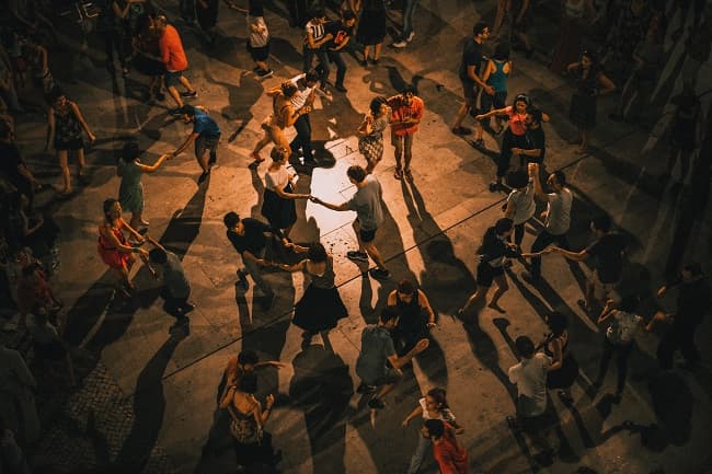 It's hard not to dance when everyone else is having a great time