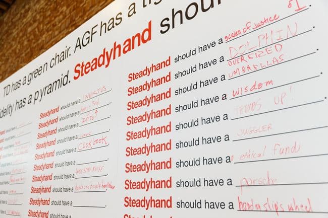 Steadyhand should have a ________.