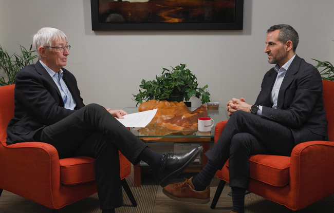 Tom Bradley and Som Seif